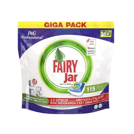 قرص ماشین ظرفشویی Fairy مدل Jar ALL IN ONE بسته 115 عددی