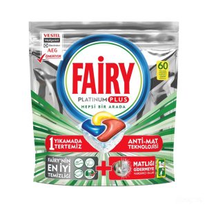 قرص ماشین ظرفشویی Fairy مدل PLATINUM PLUS بسته 60 عددی