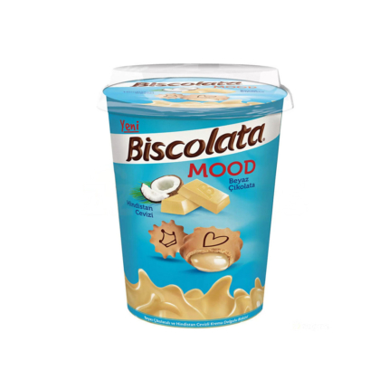 بیسکویت کره ای لیوانی Biscolata با طعم نارگیل وزن 125 گرم