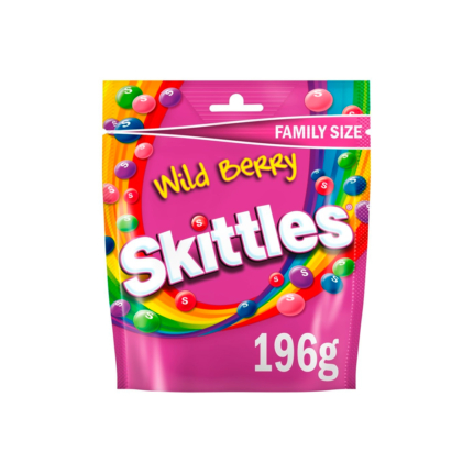 دراژه Skittles مدل Wild Berry وزن 200 گرم