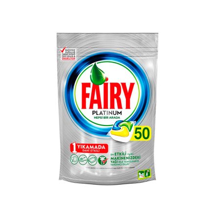 قرص ماشین ظرفشویی Fairy مدل Platinum بسته 50 عددی