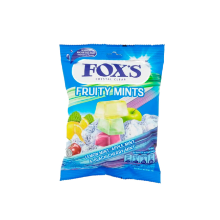 آبنبات پاکتی Foxs مدل Fruity Mints وزن 90 گرم