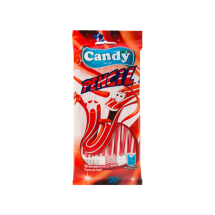 پاستيل مدادی خامه و توت فرنگی Candy Mix وزن 85 گرم
