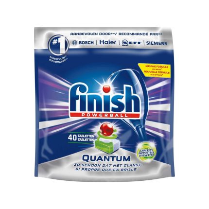 قرص ماشین ظرفشویی Finish مدل Quantum بسته 40 عددی