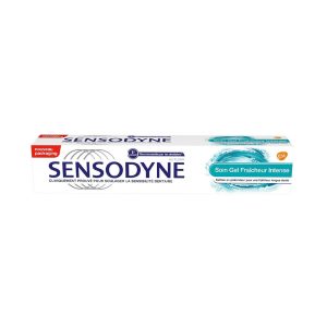 خمیر دندان سنسوداین مدل Soin Gel Fraicheur Intense حجم 75 میلی لیتر