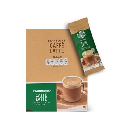 قهوه فوری لاته استارباکس بسته 10 ساشه ای وزن 140 گرم