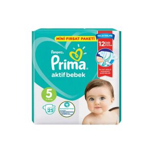 پوشک بچه پریما سایز 5 بسته 25 عددی