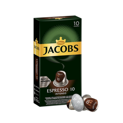 کپسول قهوه جاکوبز مدل Espresso 10 Intenso بسته 10 عددی