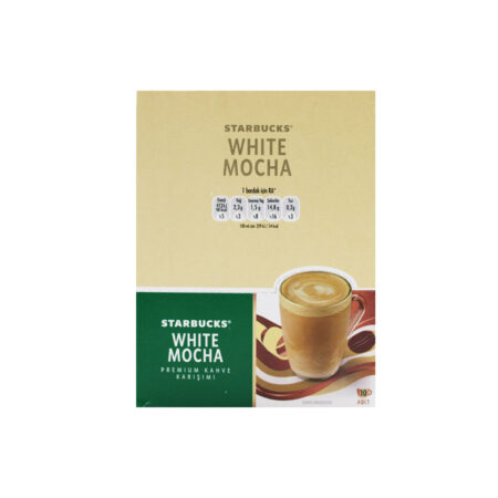 قهوه استارباکس مدل موکا سفید وزن 21 گرم بسته 10 عددی