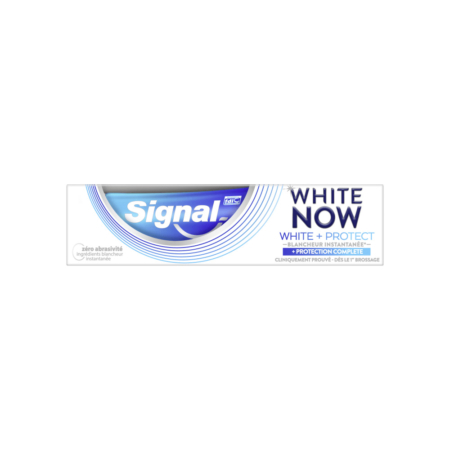 خمیر دندان سفید کننده سیگنال مدل White + Protect حجم 75 میلی لیتر