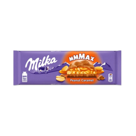شکلات میلکا Mmmax طعم Peanut Caramel وزن 300 گرم
