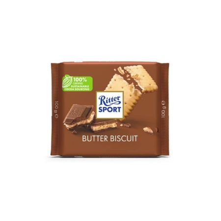 شکلات ریتر اسپرت مدل Butter Biscuit وزن 100 گرم
