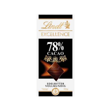 شکلات لینت 78 درصد وزن 100 گرم