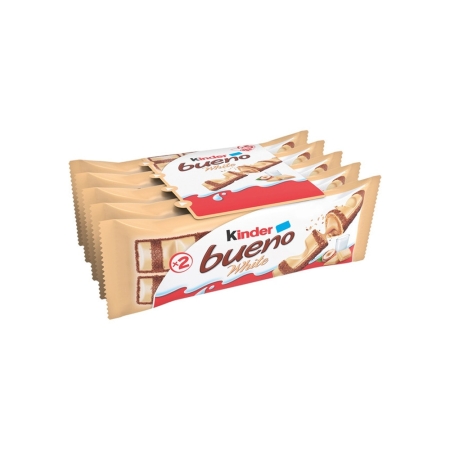 شکلات سفید کیندر Bueno بسته 5 عددی