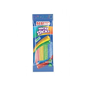پاستیل مدادی ببتو مدل Wacky Sticks Fizzy وزن 75 گرم