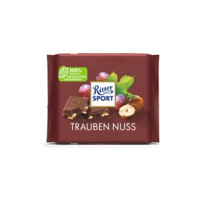 شکلات شیری ریتر اسپرت مدل Raisin and Hazelnut وزن 100 گرم