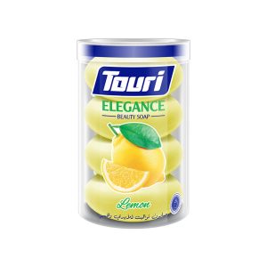 صابون زرد توری بسته 4 عددی