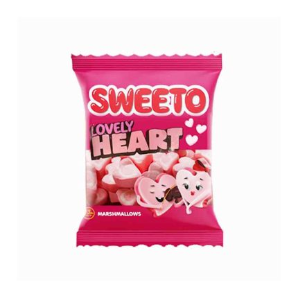مارشمالو سوییتو مدل Lovely Heart وزن 60 گرم