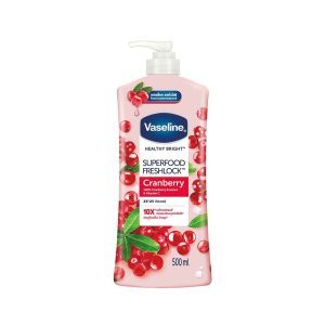 لوسیون بدن وازلین مدل Freshlock Cranberry حجم 500 میلی لیتر